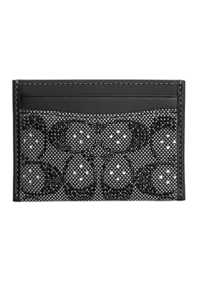 Essential Card Case Crystal Signature Jacquard