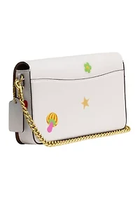 Mila Crossbody Bag with Sticker Print