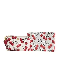 Small Wristlet with Cherry Print