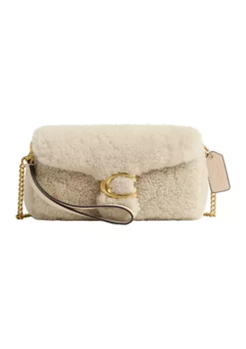 Tabby Chain Crossbody Bag 19 in Shearling