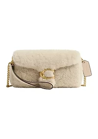 Tabby Chain Crossbody Bag 19 in Shearling