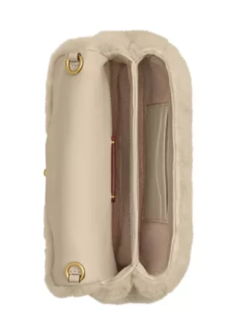 Tabby Chain Crossbody Bag 19 in Shearling