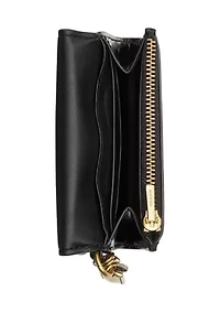 Essential Flap Card Case with Charm 