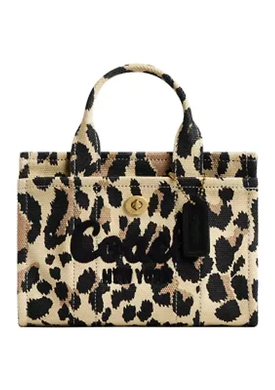 Cargo Tote Bag 20 with Leopard Print