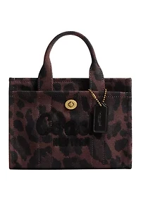 Cargo Tote Bag 20 with Leopard Print