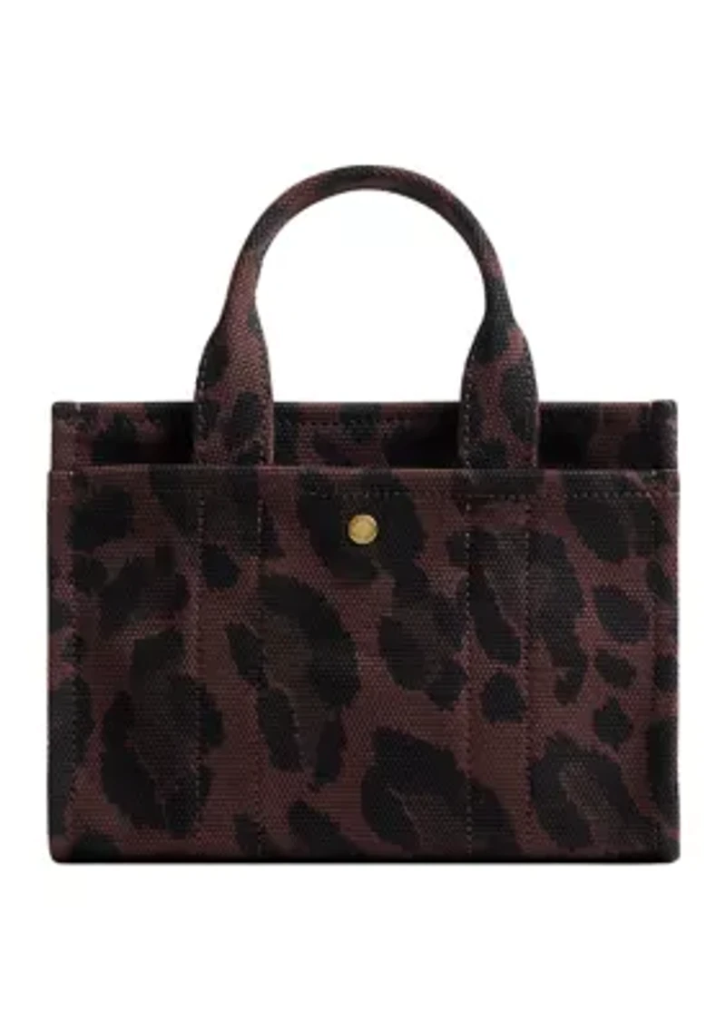 Cargo Tote Bag 20 with Leopard Print