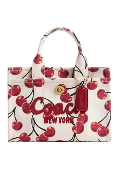 Cargo Tote Bag 20 with Cherry Print