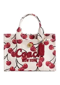 Cargo Tote Bag 20 with Cherry Print