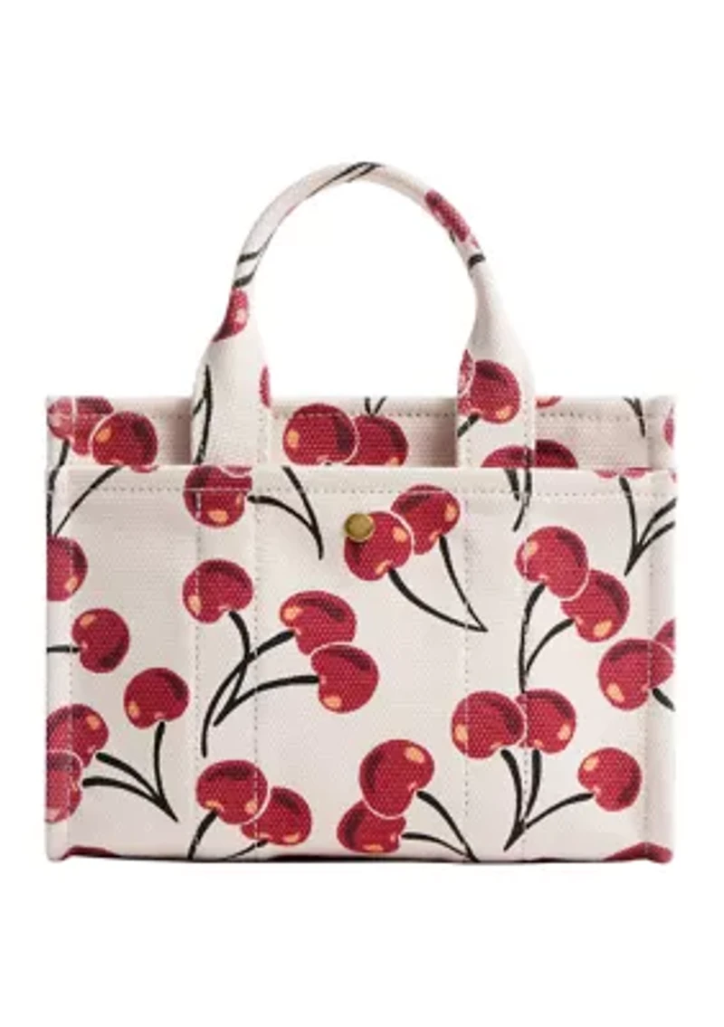 Cargo Tote Bag 20 with Cherry Print