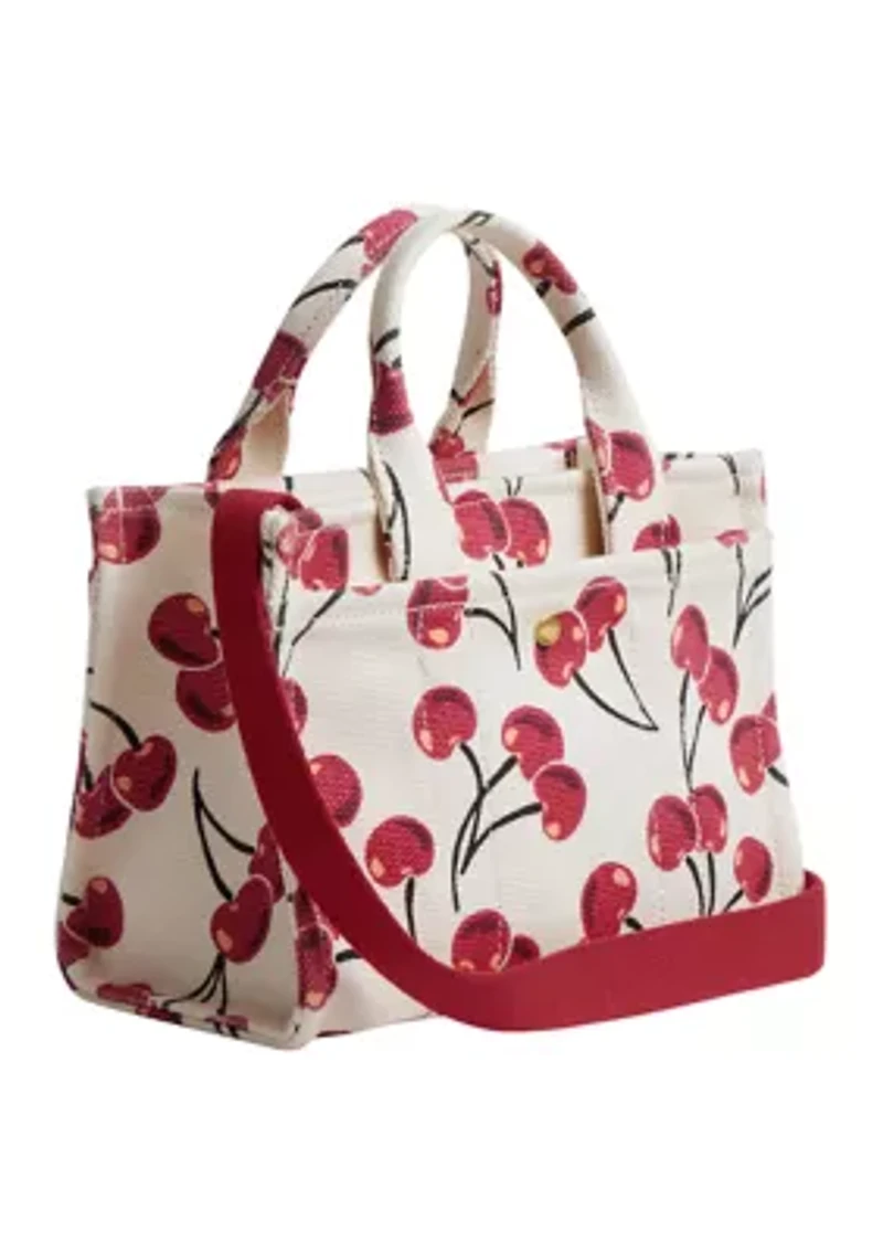 Cargo Tote Bag 20 with Cherry Print