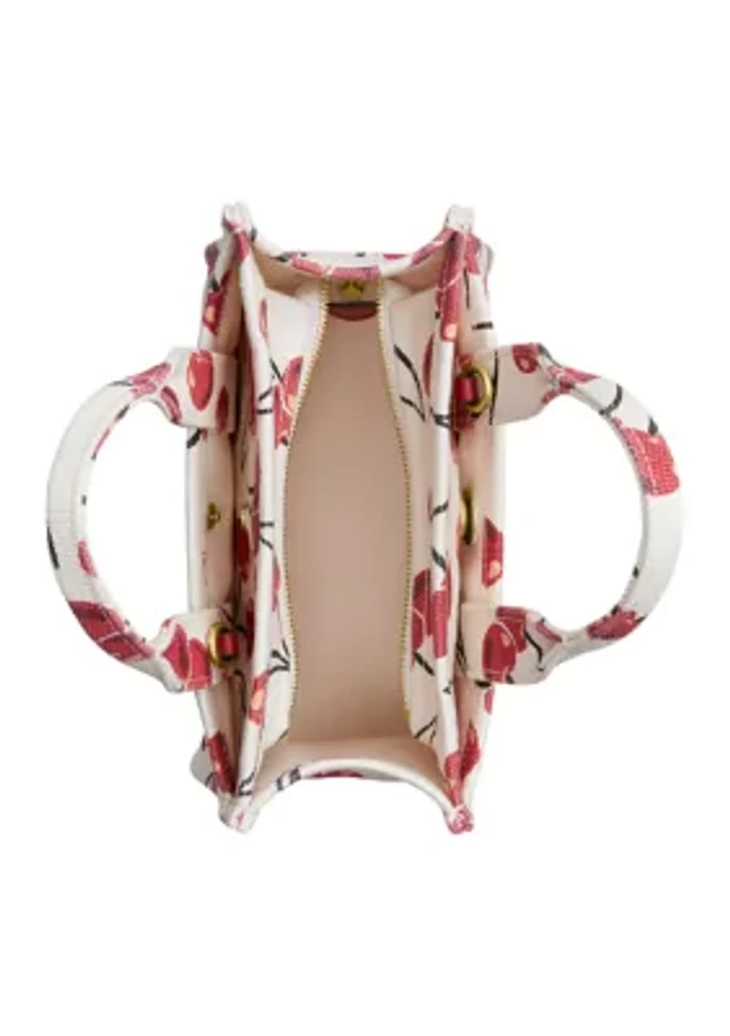 Cargo Tote Bag 20 with Cherry Print