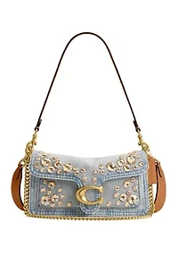Tabby Shoulder Bag with Crystal
