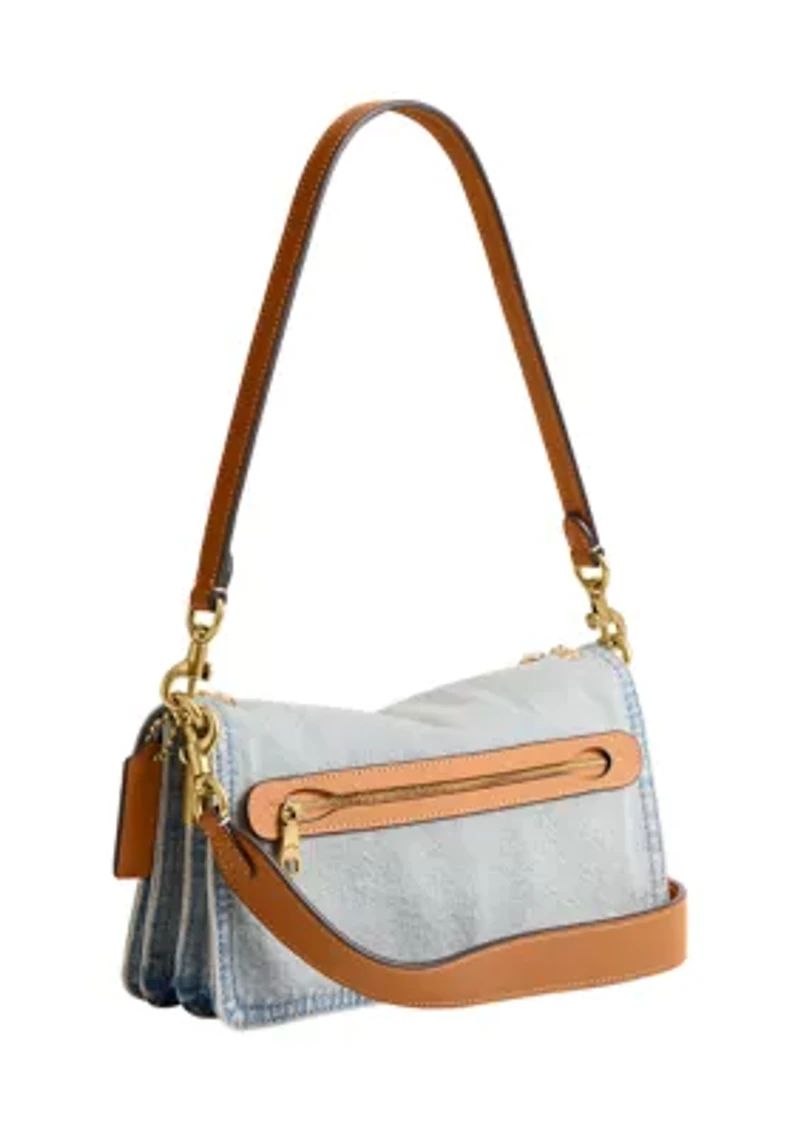 Tabby Shoulder Bag with Crystal