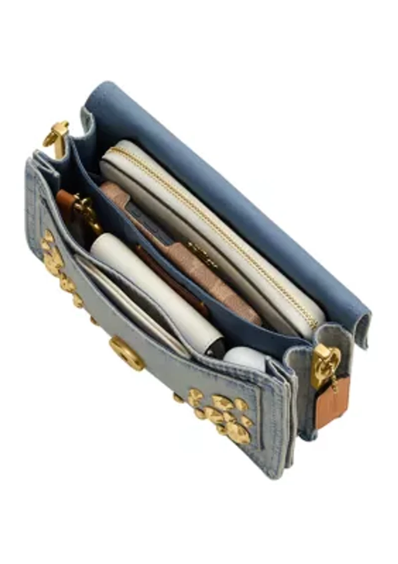 Tabby Shoulder Bag with Crystal