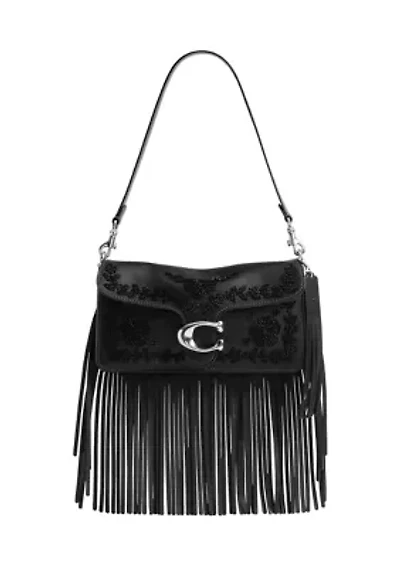 Tabby Shoulder Bag 26 with Beading and Fringe