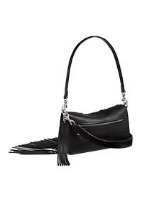 Tabby Shoulder Bag 26 with Beading and Fringe