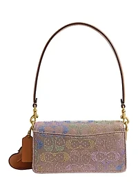 Tabby Shoulder Bag in Crystal Signature Jacquard