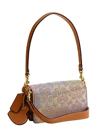 Tabby Shoulder Bag in Crystal Signature Jacquard
