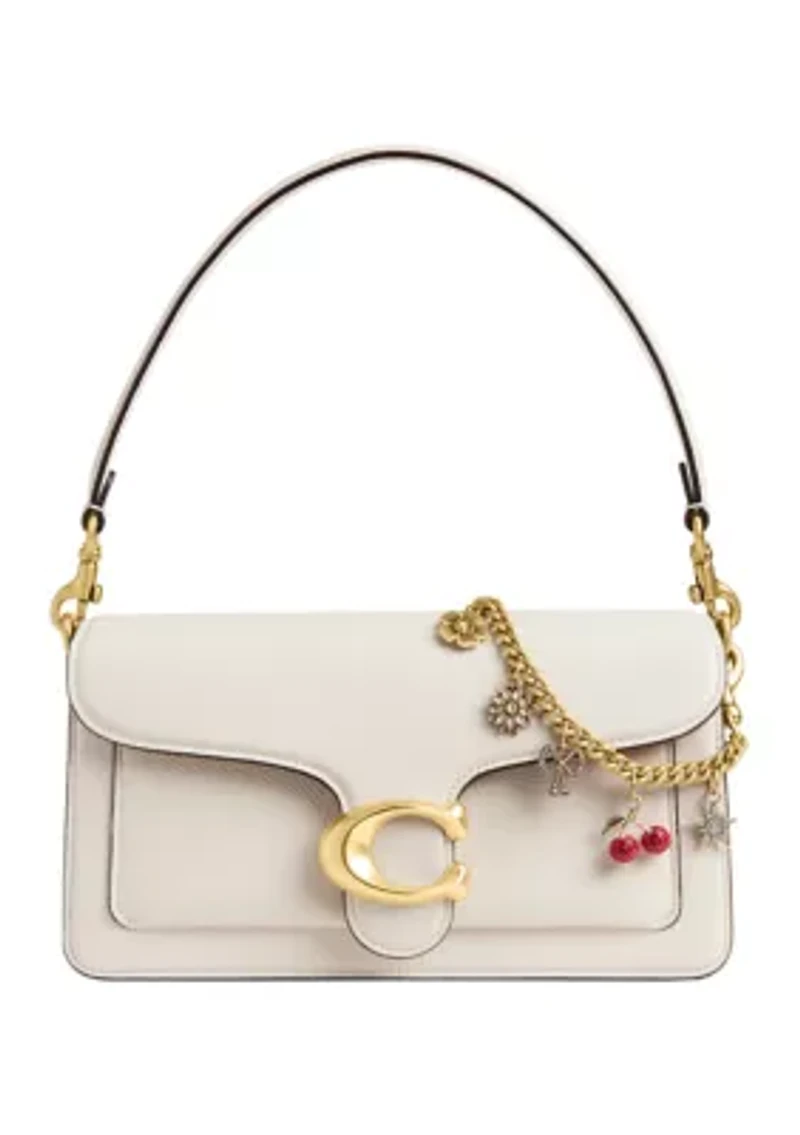 Crystal Motif Chain Bag Charm