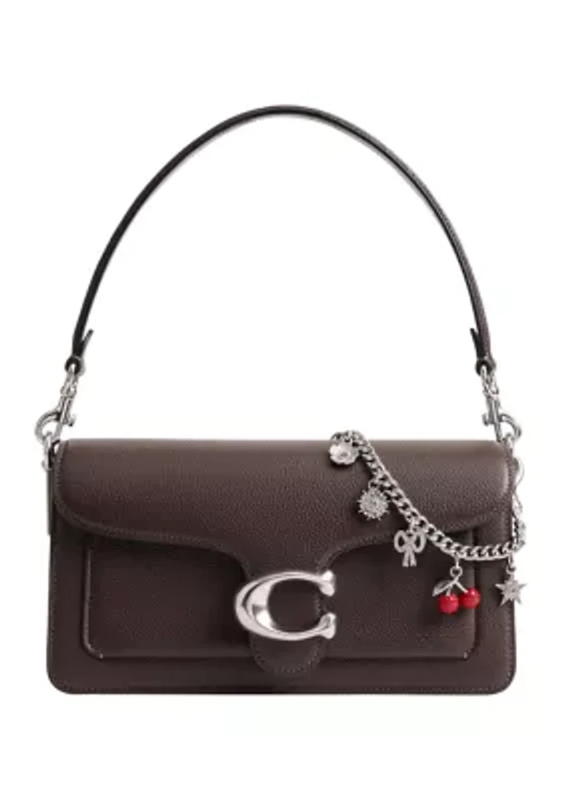 Crystal Motif Chain Bag Charm