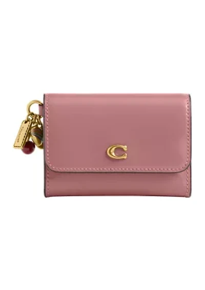 Essential Flap Card Case with Charms