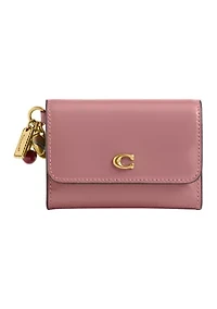 Essential Flap Card Case with Charms