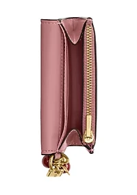 Essential Flap Card Case with Charms