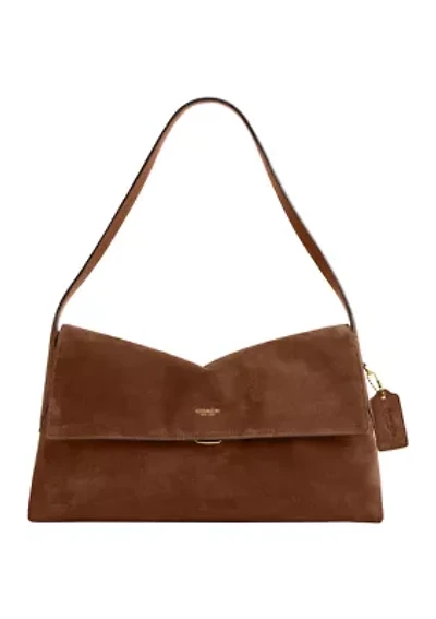 Suede Chelsea Shoulder Bag