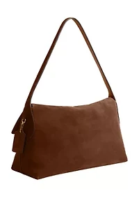 Suede Chelsea Shoulder Bag
