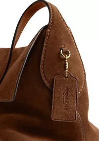 Suede Chelsea Shoulder Bag