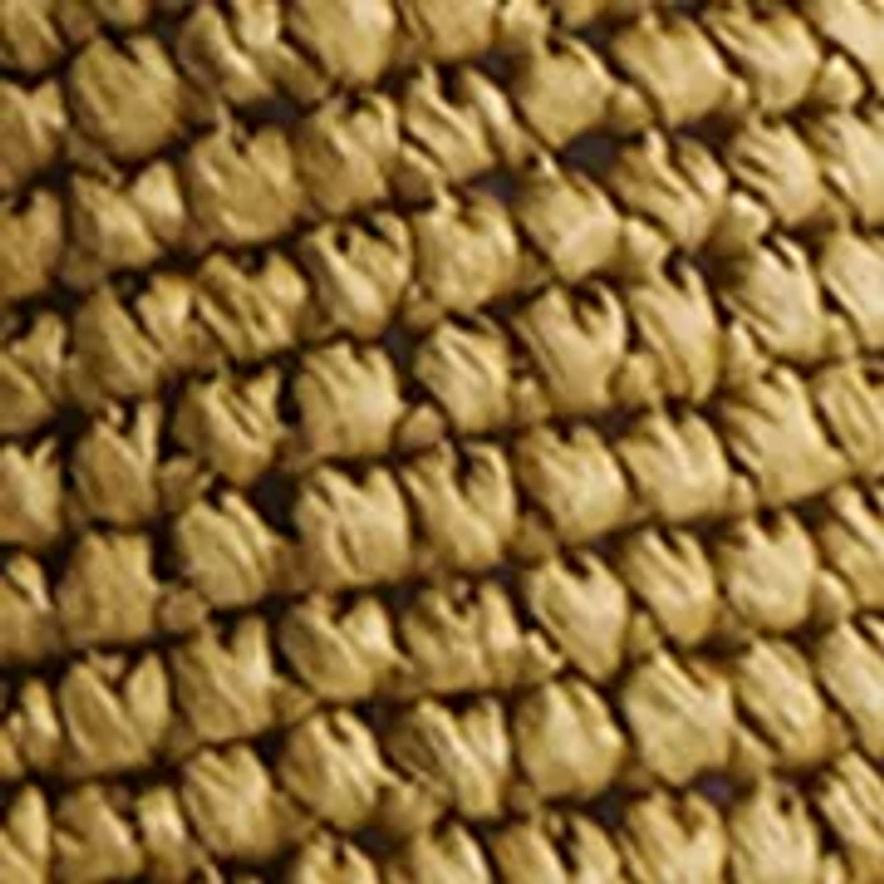 Refined Weave Straw Brooklyn Shoulder Bag