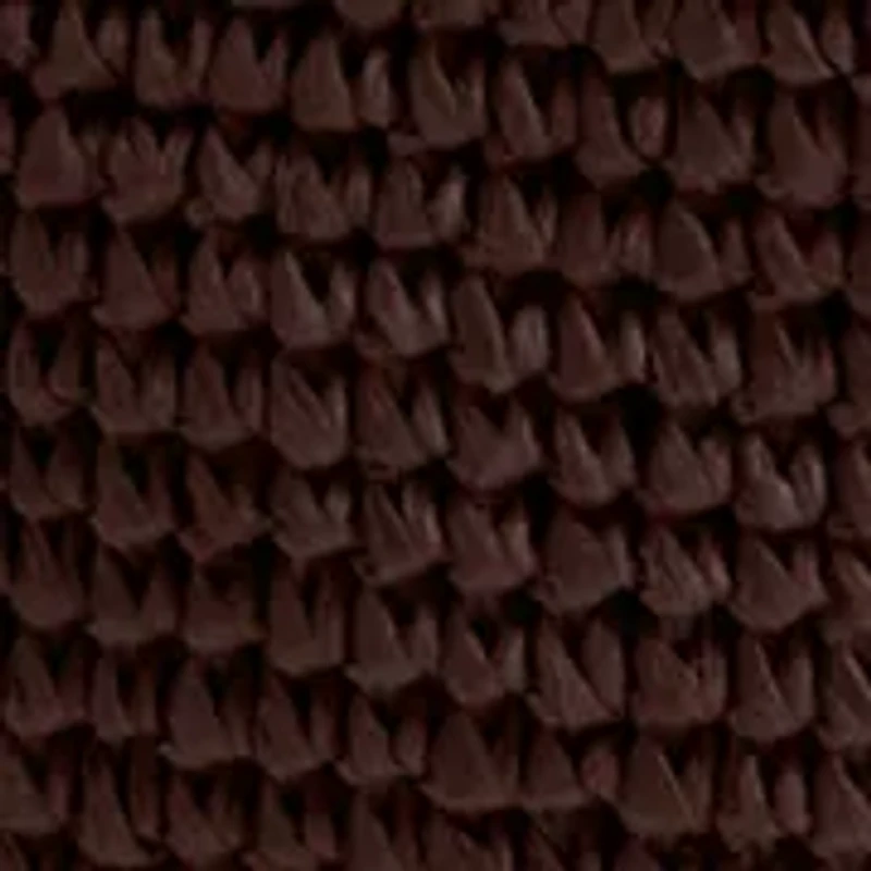 Refined Weave Straw Brooklyn Shoulder Bag