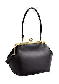 Glovetanned Kisslock Frame Bag
