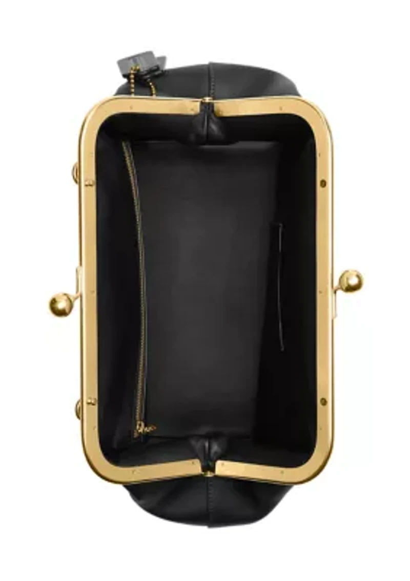 Glovetanned Kisslock Frame Bag