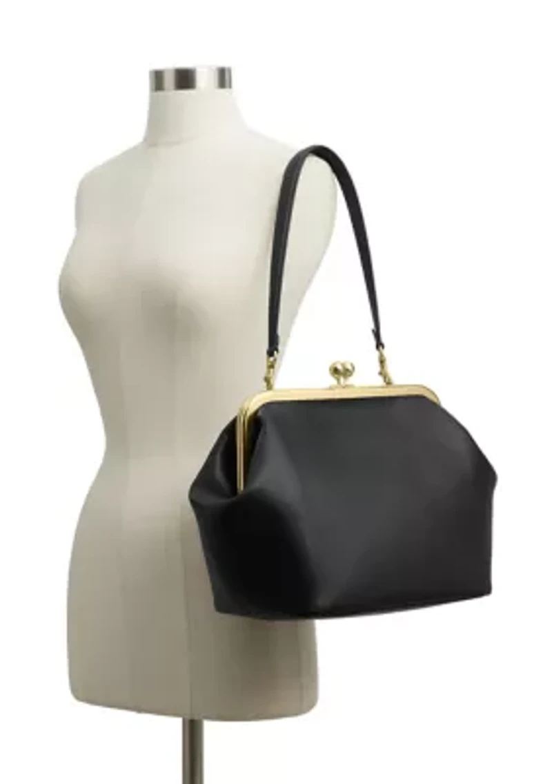 Glovetanned Kisslock Frame Bag