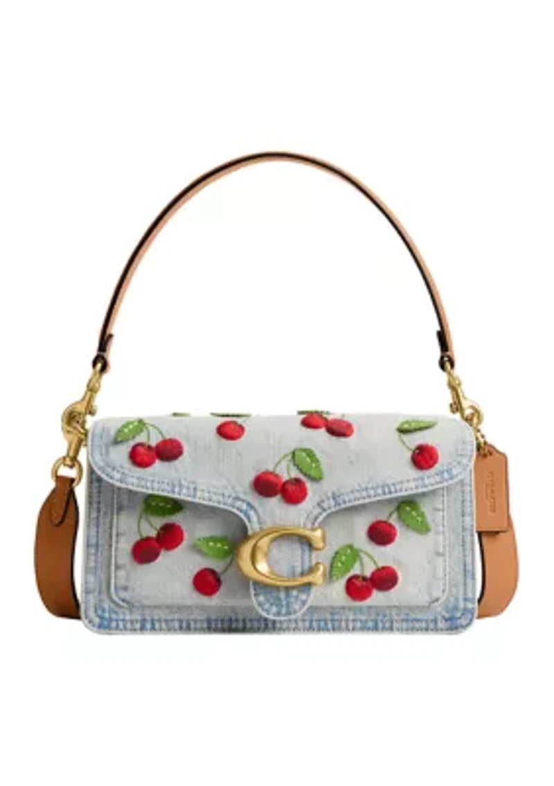 Tabby Shoulder Back with Cherry Embroidery