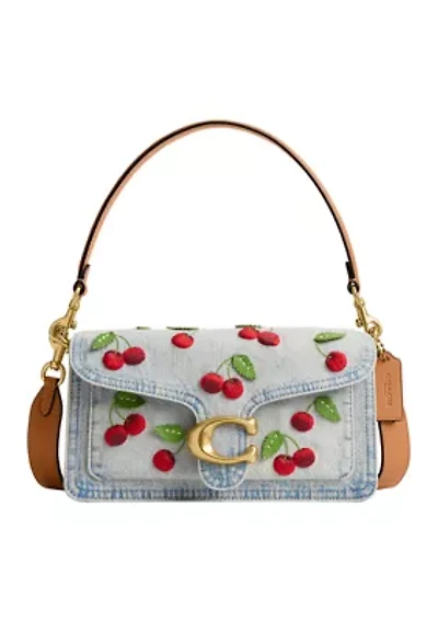 Tabby Shoulder Back with Cherry Embroidery