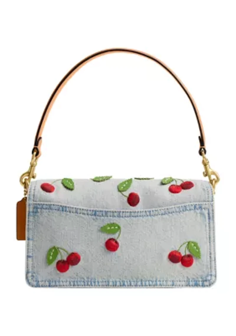 Tabby Shoulder Back with Cherry Embroidery