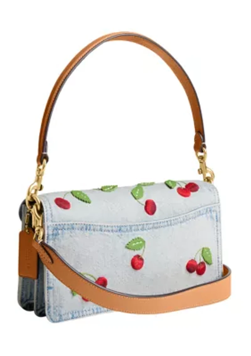 Tabby Shoulder Back with Cherry Embroidery