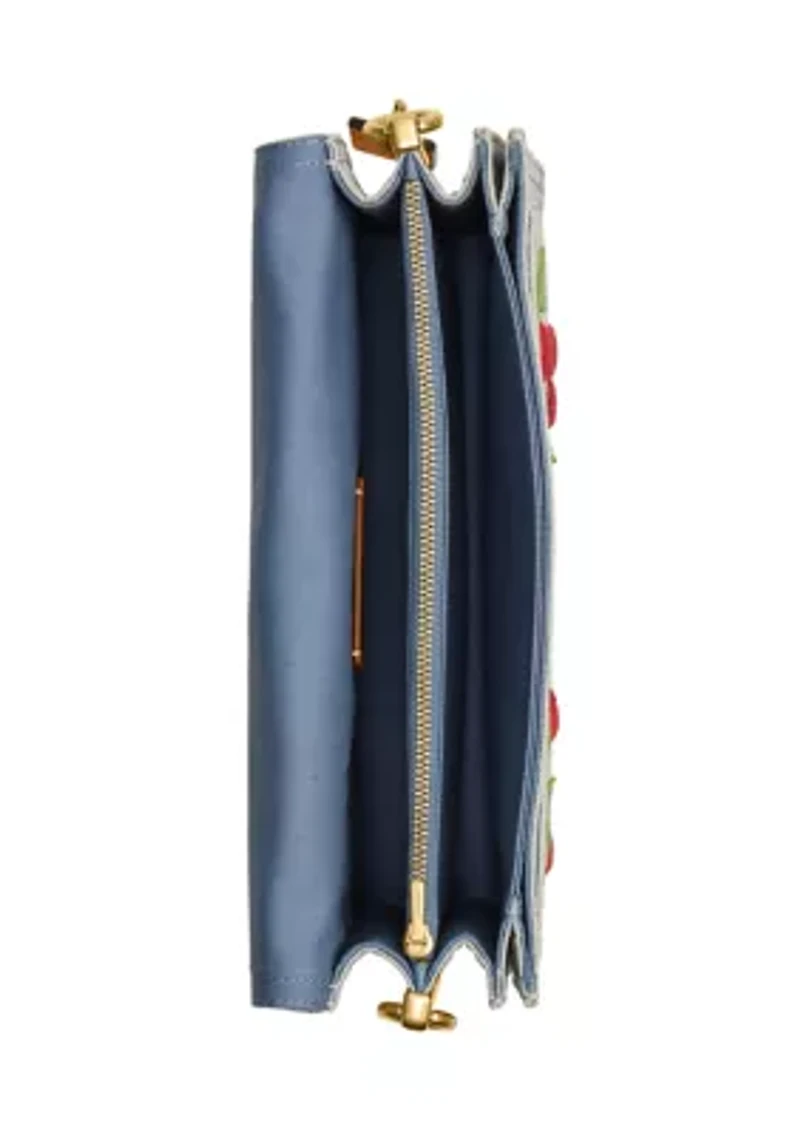 Tabby Shoulder Back with Cherry Embroidery