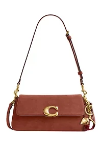 Suede Jet Shoulder Bag