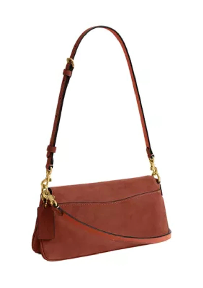 Suede Jet Shoulder Bag