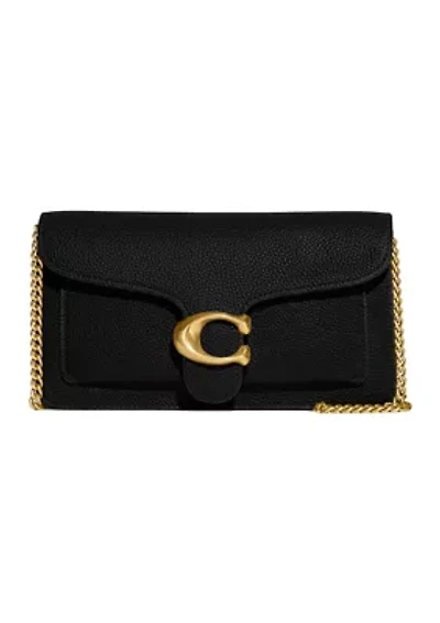 Polished Pebble Tabby Chain Clutch