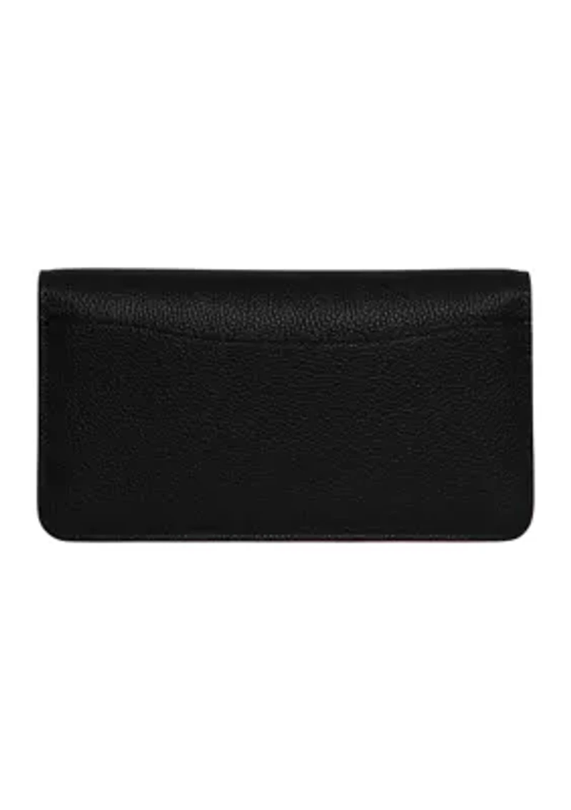 Polished Pebble Tabby Chain Clutch