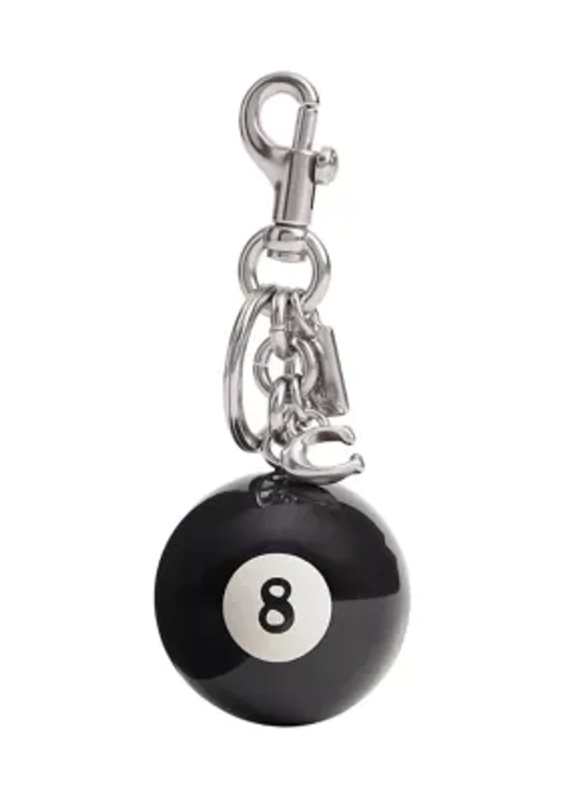 Eight Ball Bag Charm