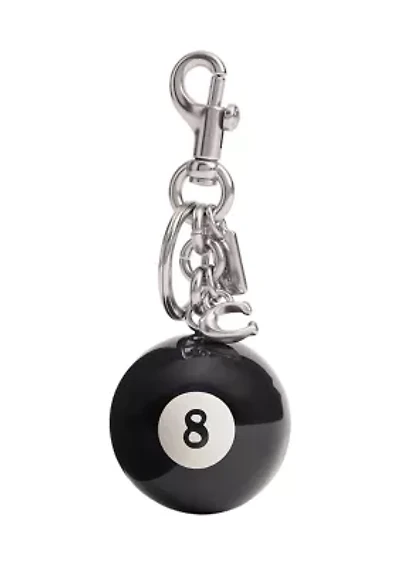 Eight Ball Bag Charm