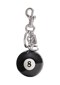 Eight Ball Bag Charm