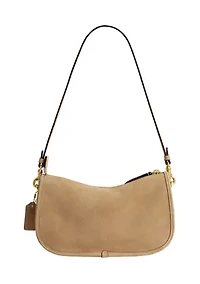 Suede Twin Turnlock Waverly Bag