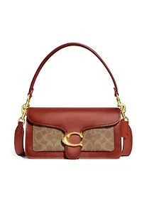 Tabby Shoulder Bag Signature Coated Canvas