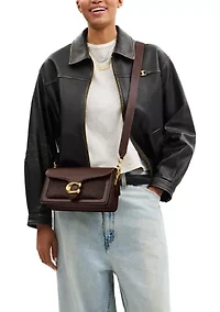 Tabby Shoulder Bag Signature Coated Canvas